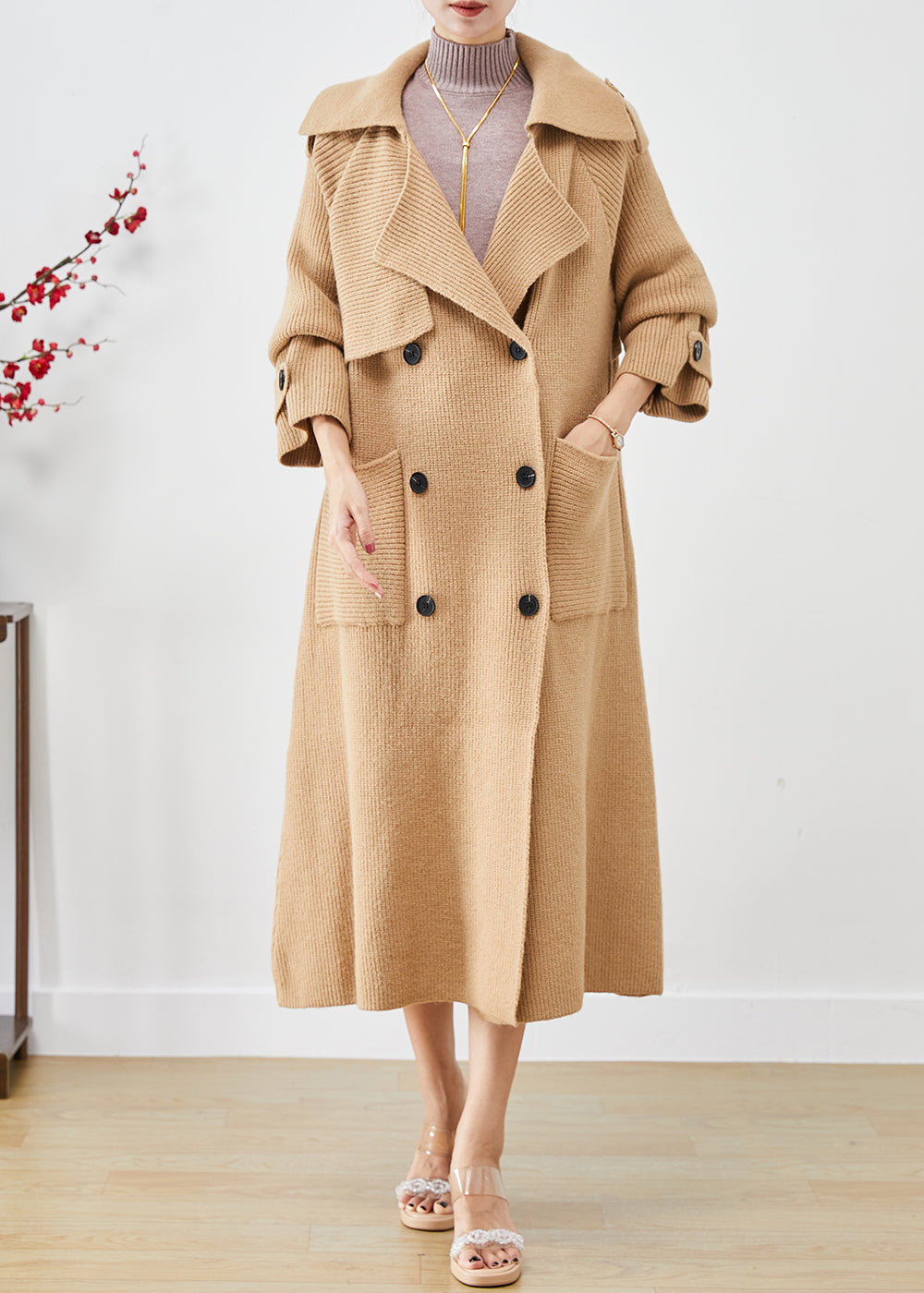 Luvik | Trench-coat og dobbel gylden khaki vinter