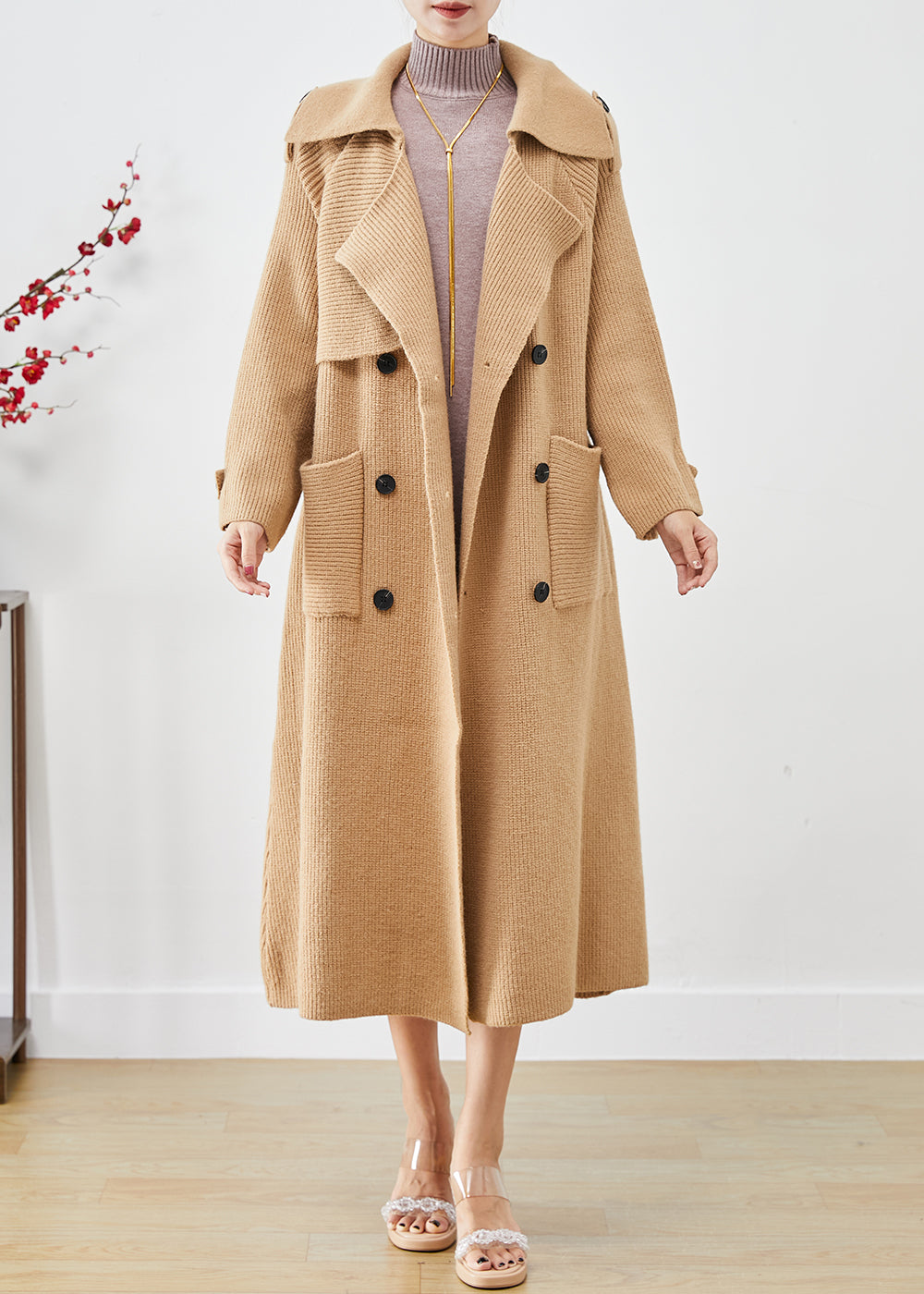 Luvik | Trench-coat og dobbel gylden khaki vinter