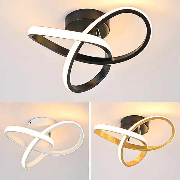 Moderne LED taklampe for gang og korridor – Stilfull belysning | Luvikno