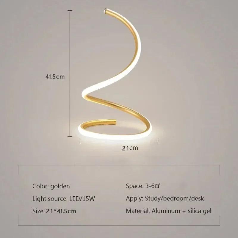 Luvikno | Minimalistisk LED Bordlampe med Justerbart Skjerm - Stilfull Belysning for Hjemmet