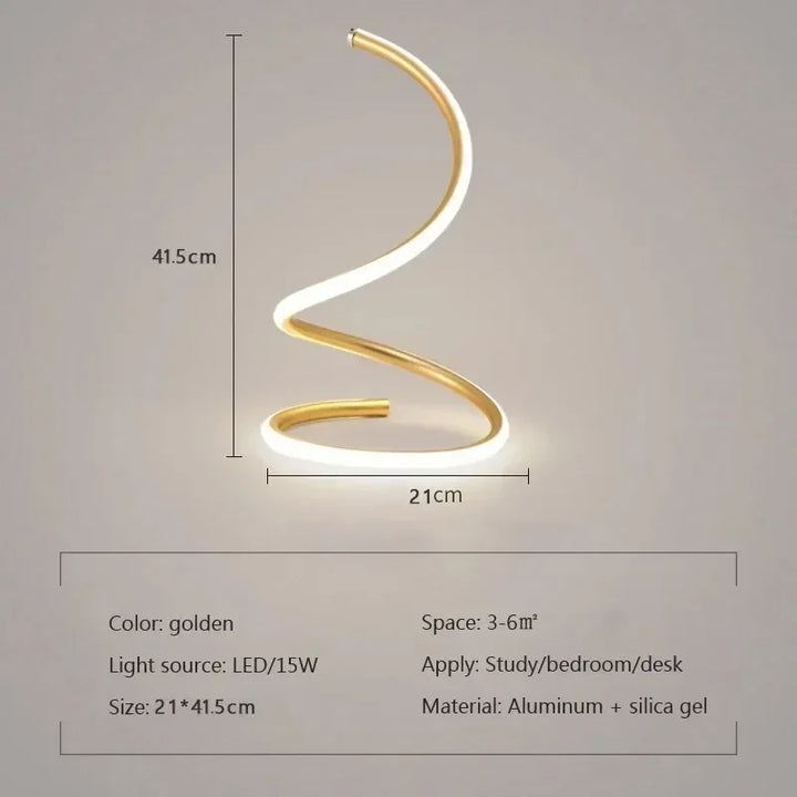 Luvikno | Minimalistisk LED Bordlampe med Justerbart Skjerm - Stilfull Belysning for Hjemmet