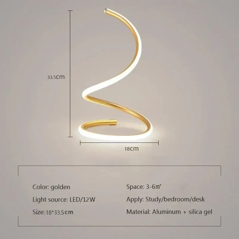 Luvikno | Minimalistisk LED Bordlampe med Justerbart Skjerm - Stilfull Belysning for Hjemmet