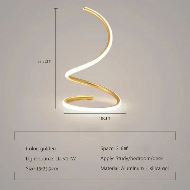 Luvikno | Minimalistisk LED Bordlampe med Justerbart Skjerm - Stilfull Belysning for Hjemmet