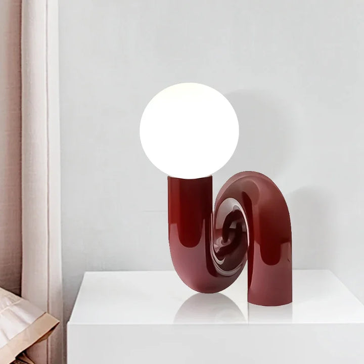 GlassSphere - Moderne glassfakkelampe | LED bordlampe for en moderne atmosfære | Luvikno