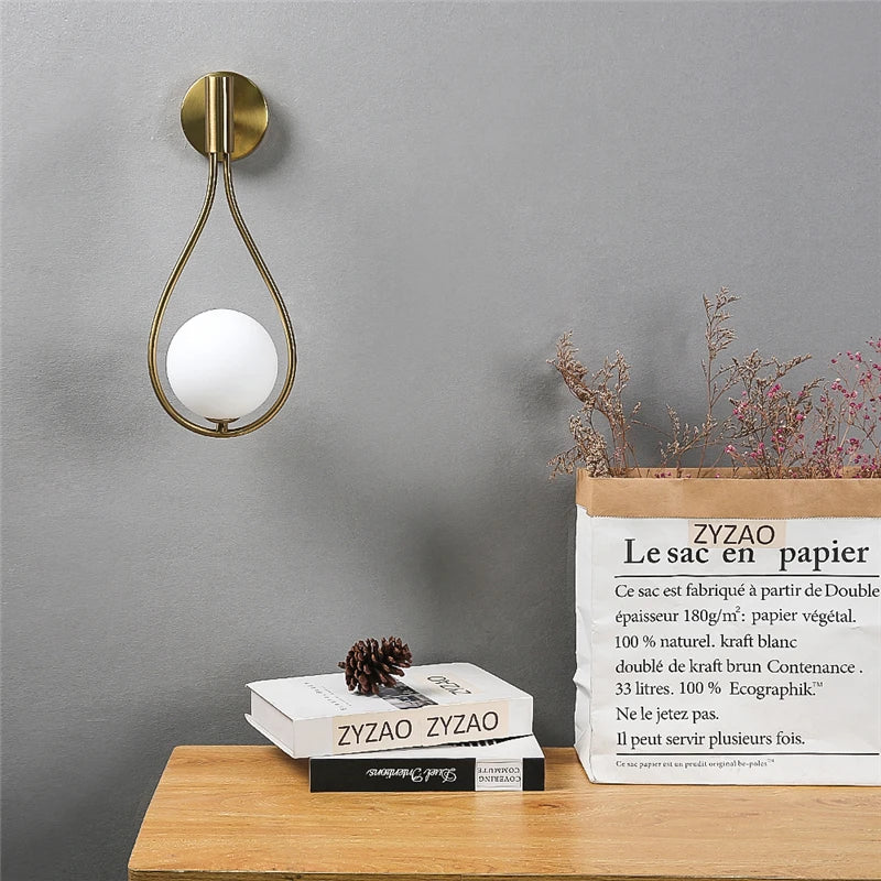 Elegant drop vegglampe for tidløs stil | Luvikno