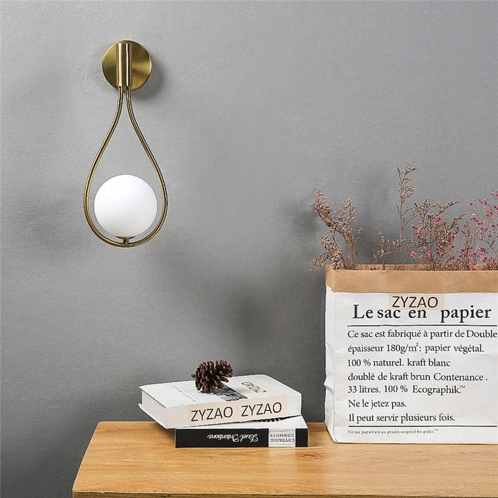 Elegant drop vegglampe for tidløs stil | Luvikno