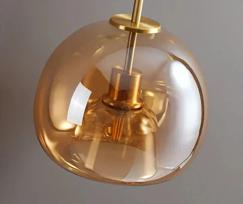 Luvikno | Gjennomsiktighet - Minimalistisk Glass Taklampe for Eleganse