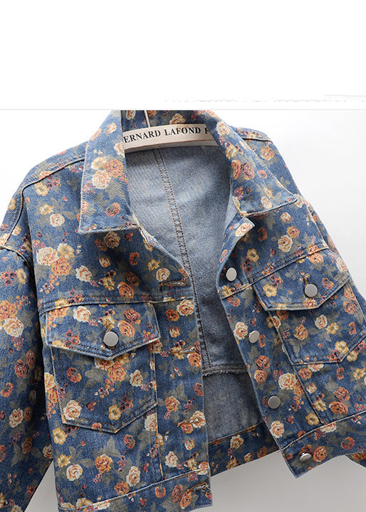 Luvik | Overdimensjonert mørkeblå denim-jakke