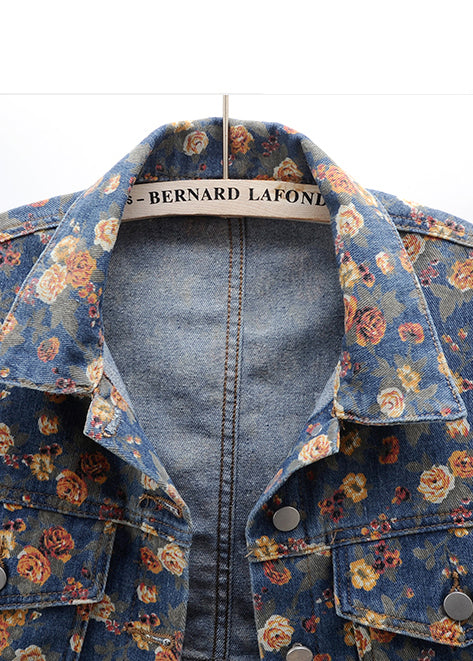 Luvik | Overdimensjonert mørkeblå denim-jakke