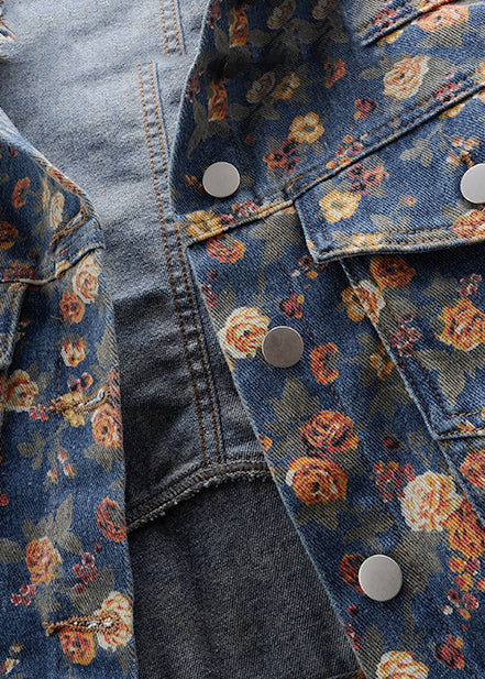 Luvik | Overdimensjonert mørkeblå denim-jakke