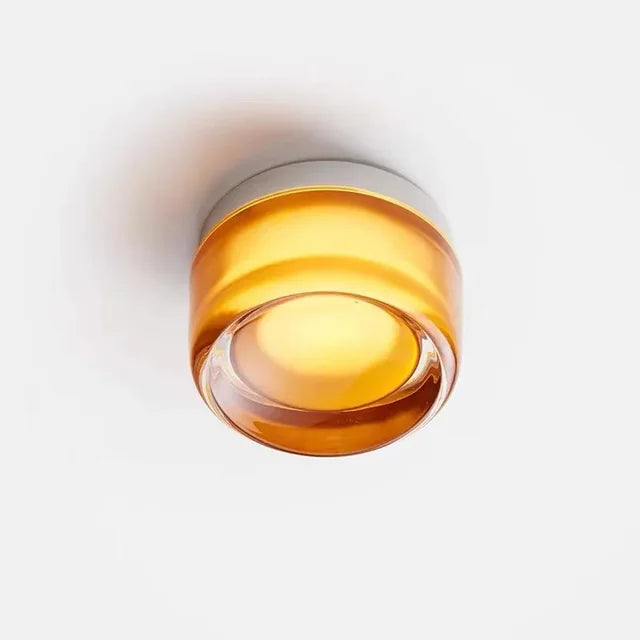 Moderne Rund LED Vegglampe laget av Glass – Vegglampe for Stue, Gang, Soverom og Bad | Luvikno