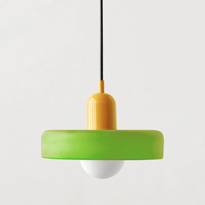 Bauhaus Fargerik Glass Pendelampe - Moderne Designlampe for Stue og Spisestue | Luvikno