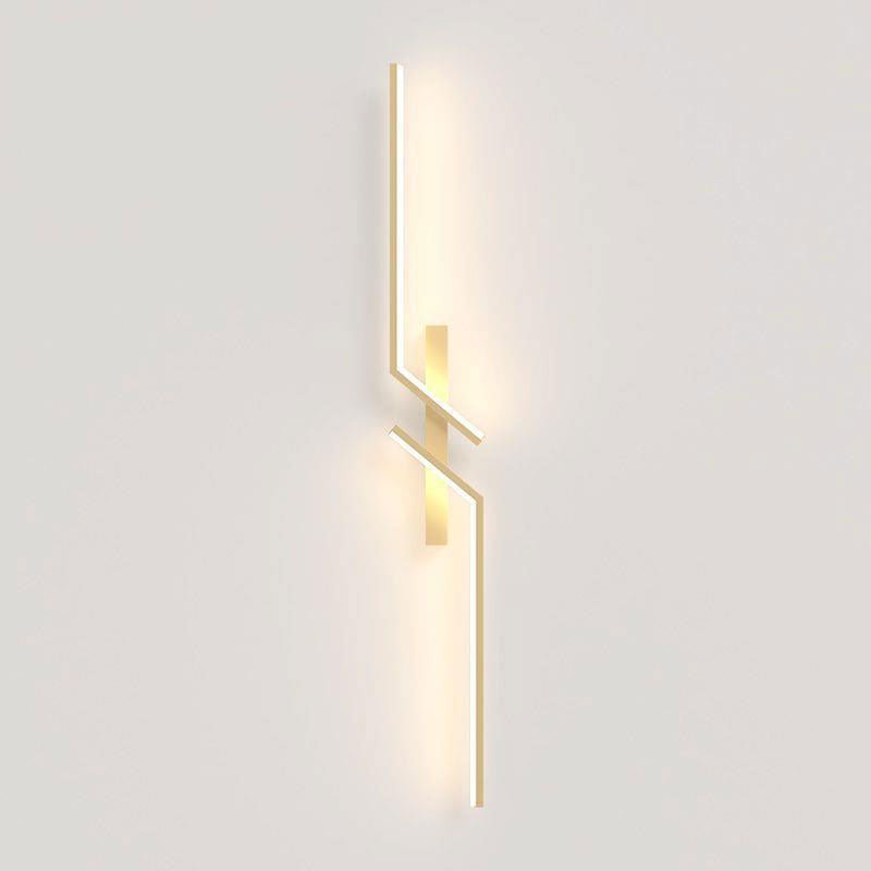 Luvikno | Kreativ LED vegglampe med stripedesign | Moderne design og dimbar lys i 3 farger