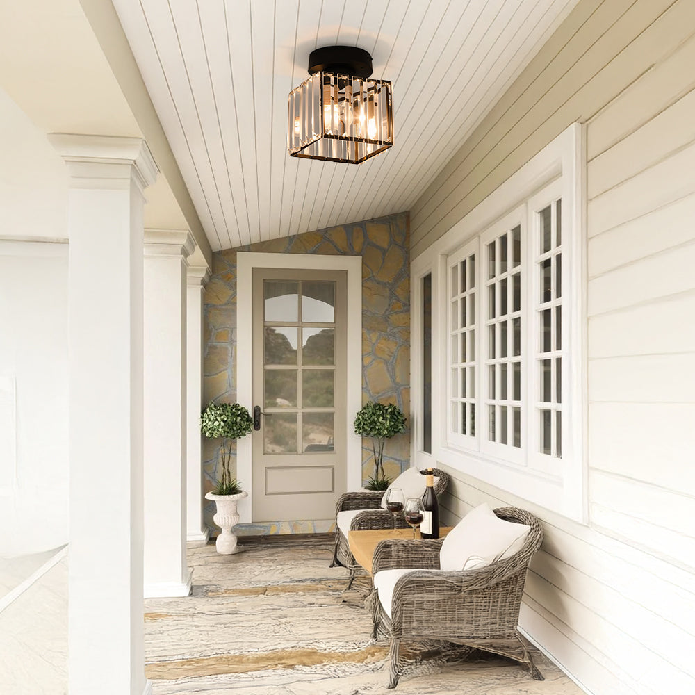 Moderne 1-Lyskilde Hallway Flush Mount Taklampe | Luvikno