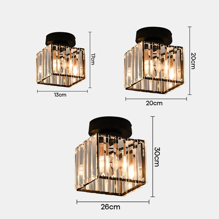Moderne 1-Lyskilde Hallway Flush Mount Taklampe | Luvikno