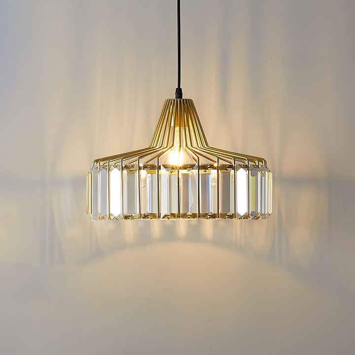 Moderne Svart Krystall Pendelbelysning | Luvikno