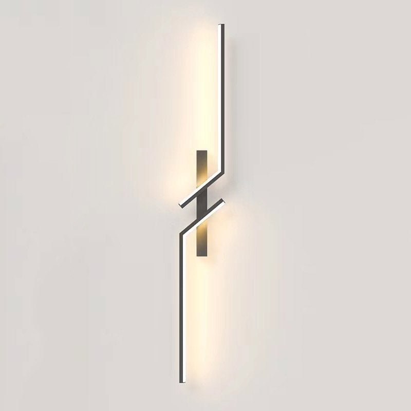 Luvikno | Kreativ LED vegglampe med stripedesign | Moderne design og dimbar lys i 3 farger