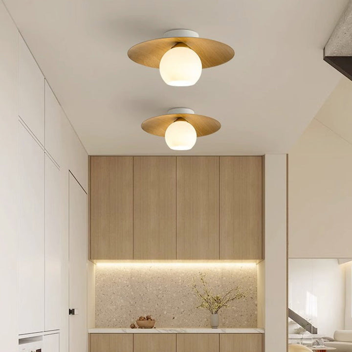 Moderne Semi-Flush Taklampe | Luvikno