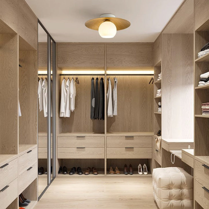Moderne Semi-Flush Taklampe | Luvikno