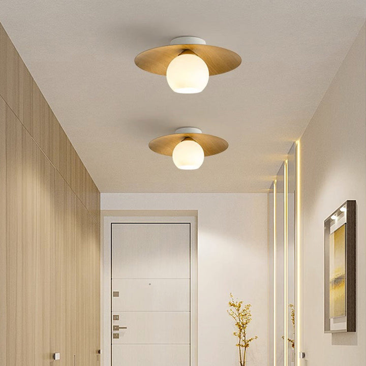 Moderne Semi-Flush Taklampe | Luvikno