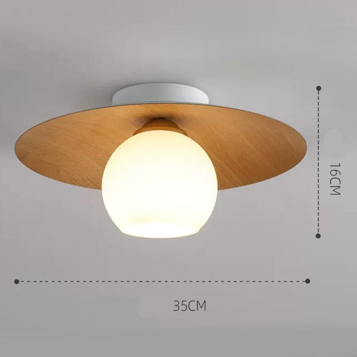 Moderne Semi-Flush Taklampe | Luvikno