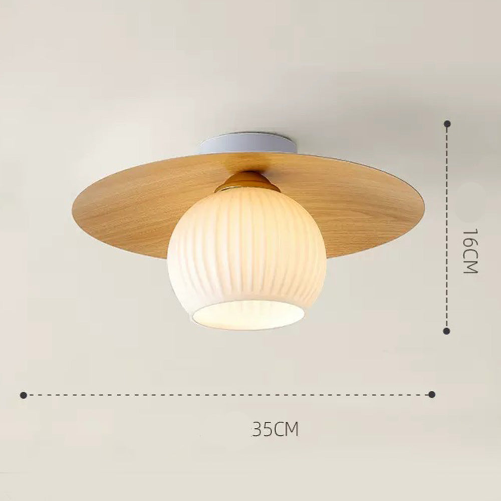 Moderne Semi-Flush Taklampe | Luvikno