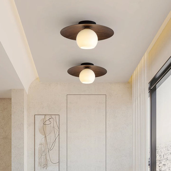 Moderne Semi-Flush Taklampe | Luvikno