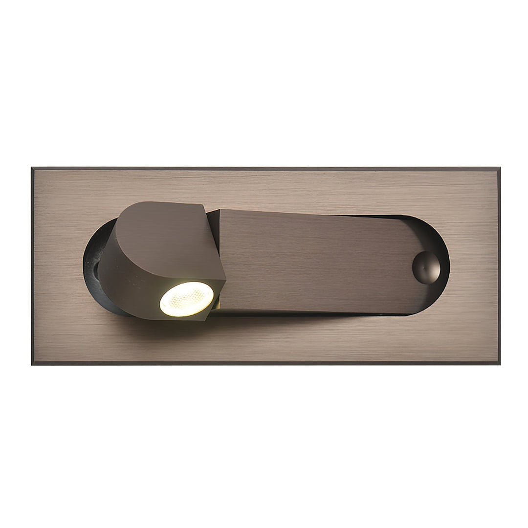 Luvikno | LED Nattbordslampe LUMEVIA | 3 Lysfarger | Aluminiumlegering | Ø19 cm x H8 cm | Med Trykknapp