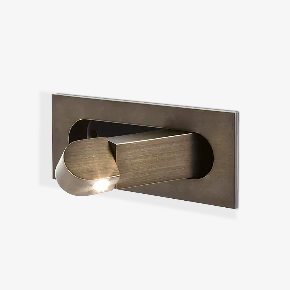 Luvikno | LED Nattbordslampe LUMEVIA | 3 Lysfarger | Aluminiumlegering | Ø19 cm x H8 cm | Med Trykknapp
