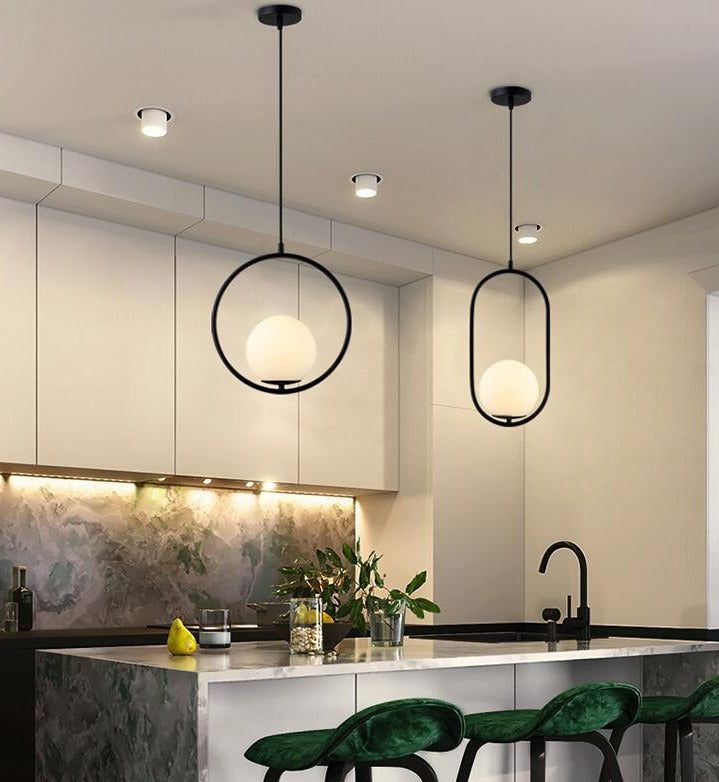 Nordic Glass Pendant Lamps | Luvikno
