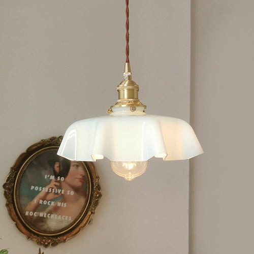 Moderne Glass Båndkant Pendellampe | Luvikno