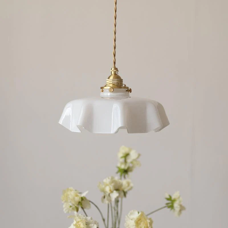 Moderne Glass Båndkant Pendellampe | Luvikno