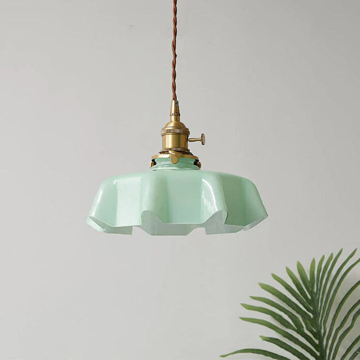 Moderne Glass Båndkant Pendellampe | Luvikno