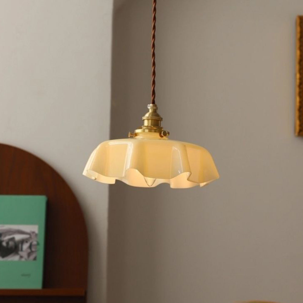 Moderne Glass Båndkant Pendellampe | Luvikno