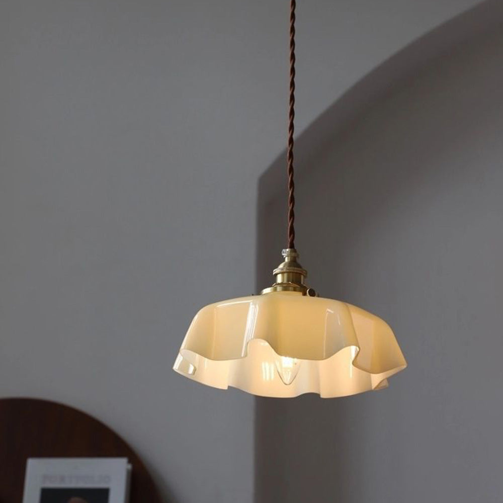 Moderne Glass Båndkant Pendellampe | Luvikno