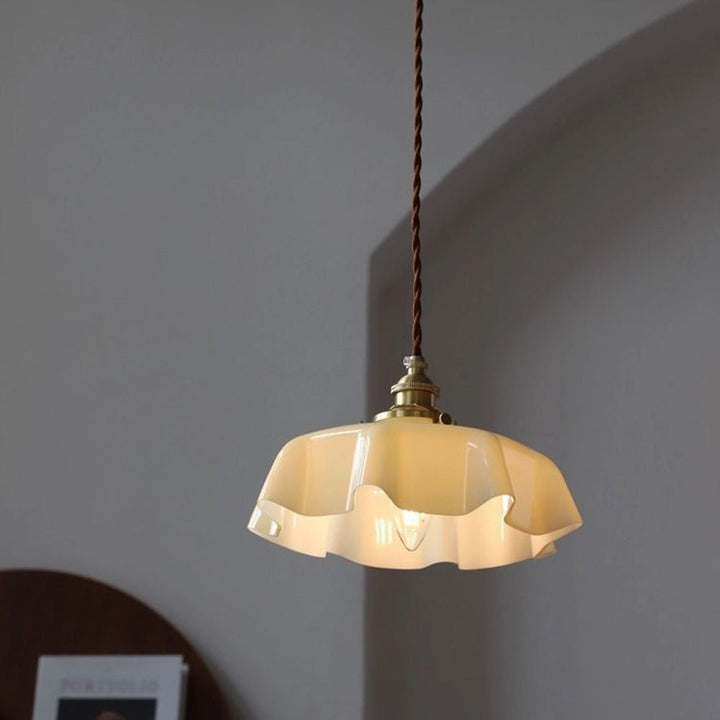 Moderne Glass Båndkant Pendellampe | Luvikno