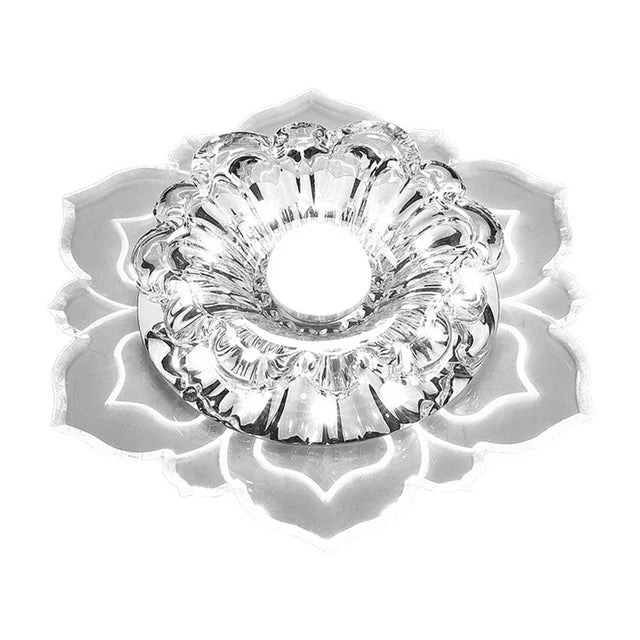 Elegant krystall taklampe med LED – Moderne belysning for oppholdsrom | Luvikno