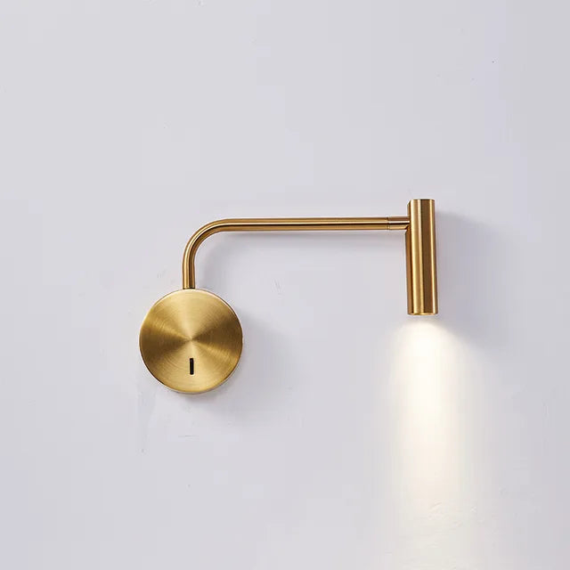 Svingbar LED Vegglampe – Moderne Leselampe for Soverom | Luvikno