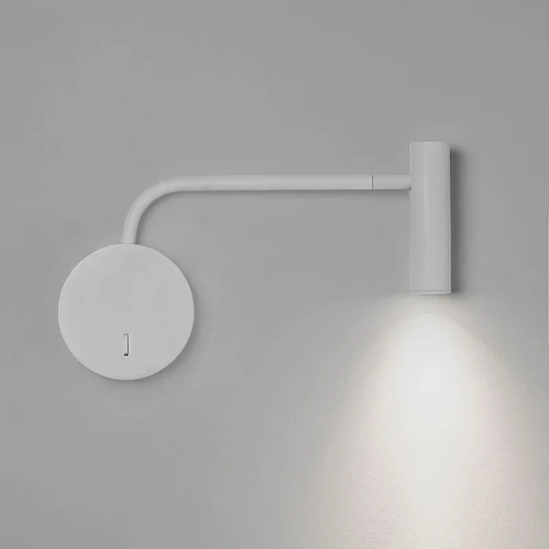 Svingbar LED Vegglampe – Moderne Leselampe for Soverom | Luvikno
