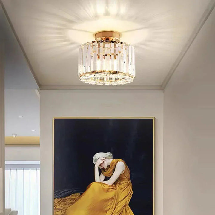 Luksus Krystalltaklampe - Moderne Glans for Stue, Soverom & Hall | Luvikno