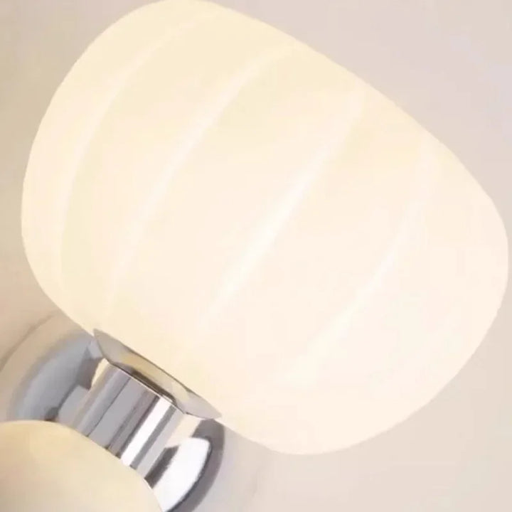 Moderne vegglampe med glasslampeskjerm – Elegante LED vegglampe for soverom og stue | Luvikno