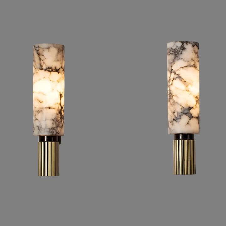Elegant vegglampe med stilfull marmor-inspirert mønster Luvikno