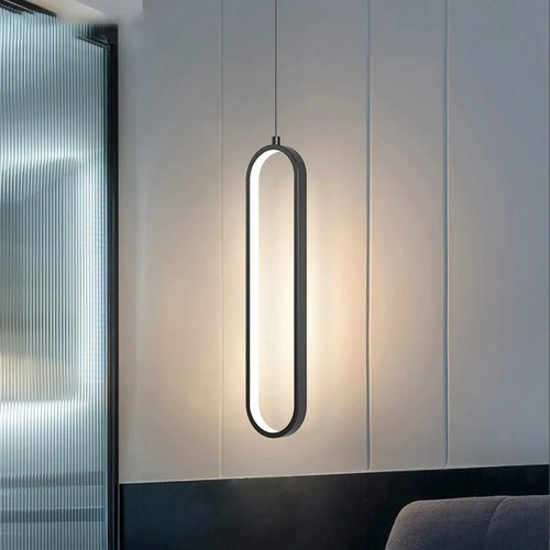 Modern minimalist LED pendellampe - stilrent designlampe for soverom og stue | Luvikno