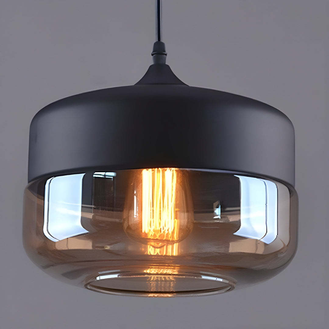 LED Pendellampe laget av glass - Moderne, skandinavisk design for stilige oppholdsrom | Luvikno