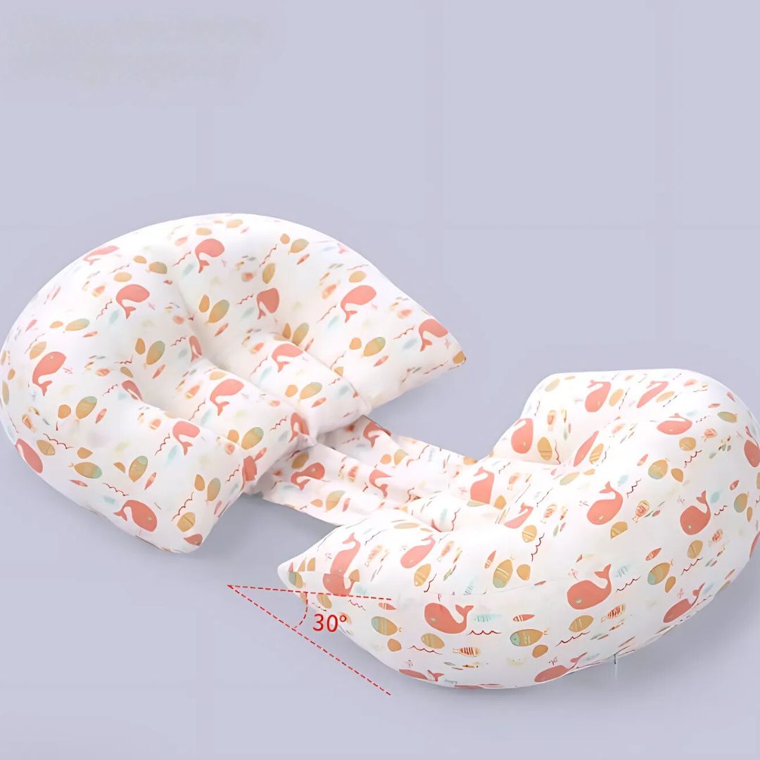 MomEase Comfort Best Graviditetpute | Pute for Gravide - Sove på siden og Postpartum Gjenoppretting - Graviditetssovepute Luvikno