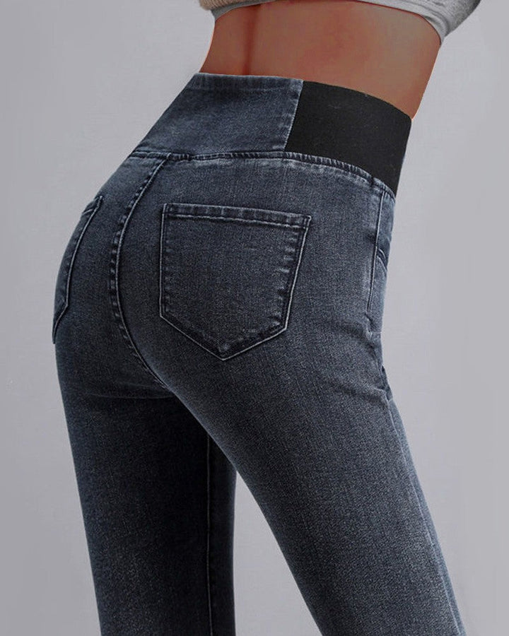 Luvik - Behagelige Vinter Termiske Varme Fleece Forede Leggings Med Høy Midje For Damer