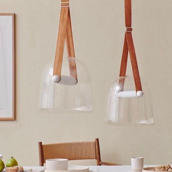 Luvikno | LunaMona Taklampe - Moderne Pendellampe laget av Metall og Glass