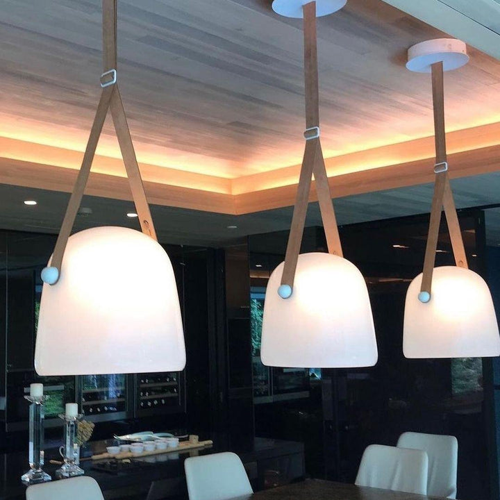 Luvikno | LunaMona Taklampe - Moderne Pendellampe laget av Metall og Glass