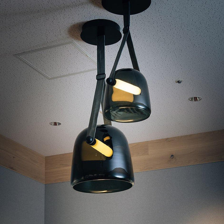 Luvikno | LunaMona Taklampe - Moderne Pendellampe laget av Metall og Glass