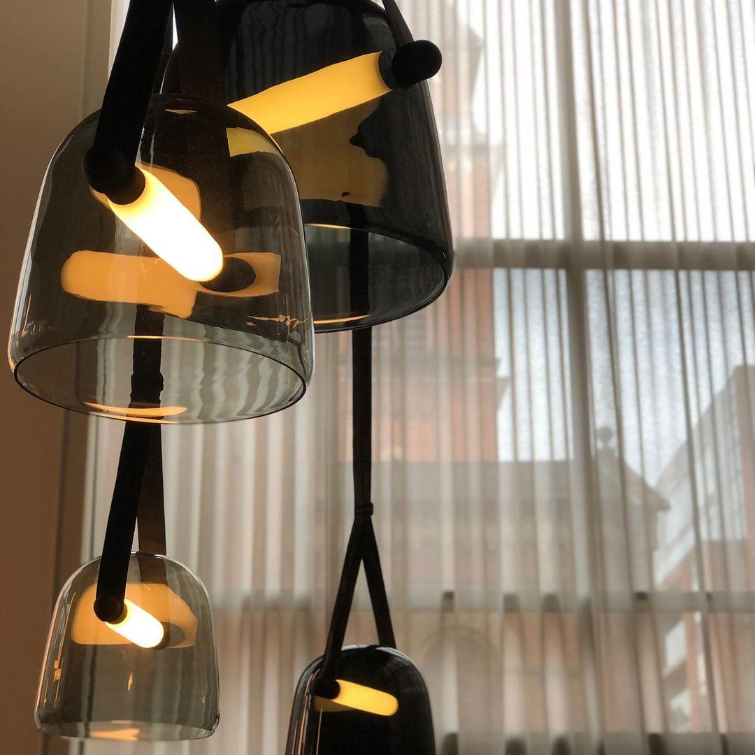 Luvikno | LunaMona Taklampe - Moderne Pendellampe laget av Metall og Glass